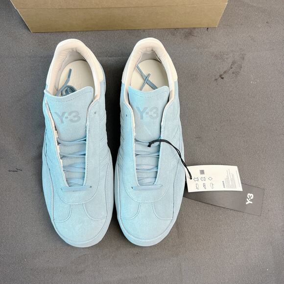 NEW! Adidas Y-3 Gazelle Low Tactile blue Alumina - Picture 5 of 6